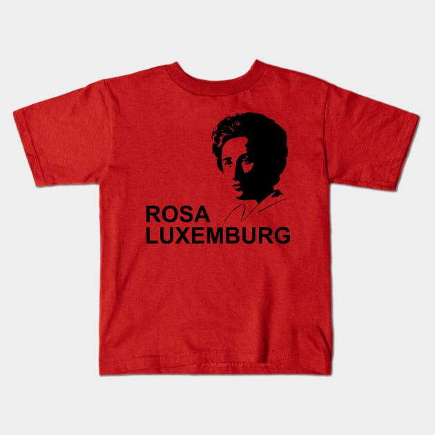 rosa luxemburg Kids T-Shirt by Tamie